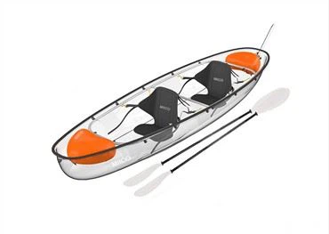 Polikarbonatli shaffof kano kayak