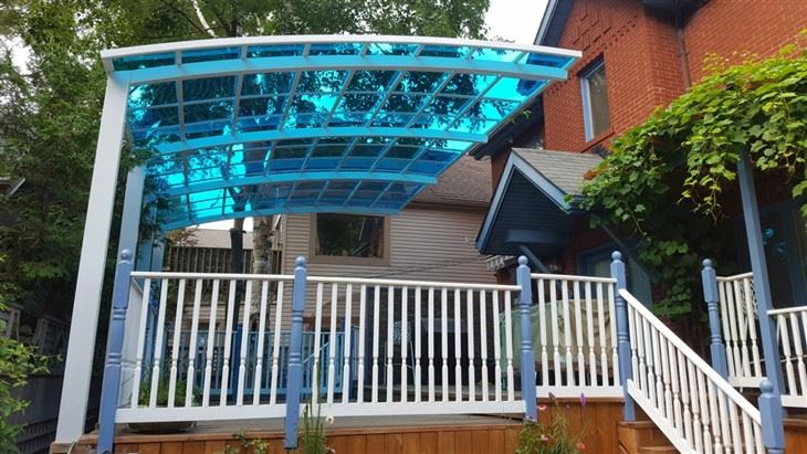 Waterproof China High Snow Load Carport Aluminum Carport Awning factory